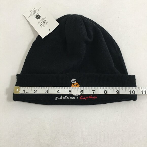 Sanrio x Curry House Gudetama Back Beannie NWT Limited Edition Knit Blend - Picture 8 of 10